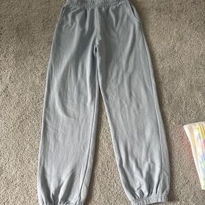 American Eagle Light Blue XS jogger sweatpants. Cuffed Elastic waistband pockets